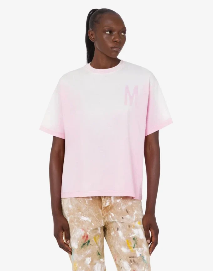 Printed organic cotton jersey T-shirt