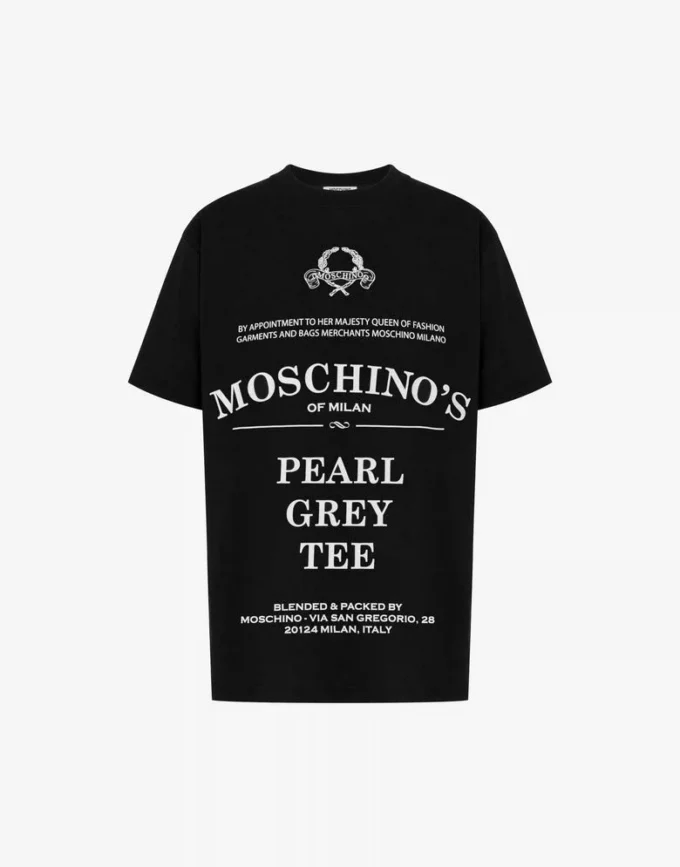 Printed organic cotton jersey T-shirt