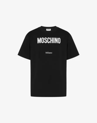 Printed organic cotton jersey T-shirt
