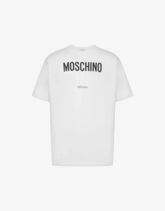 Printed organic cotton jersey T-shirt