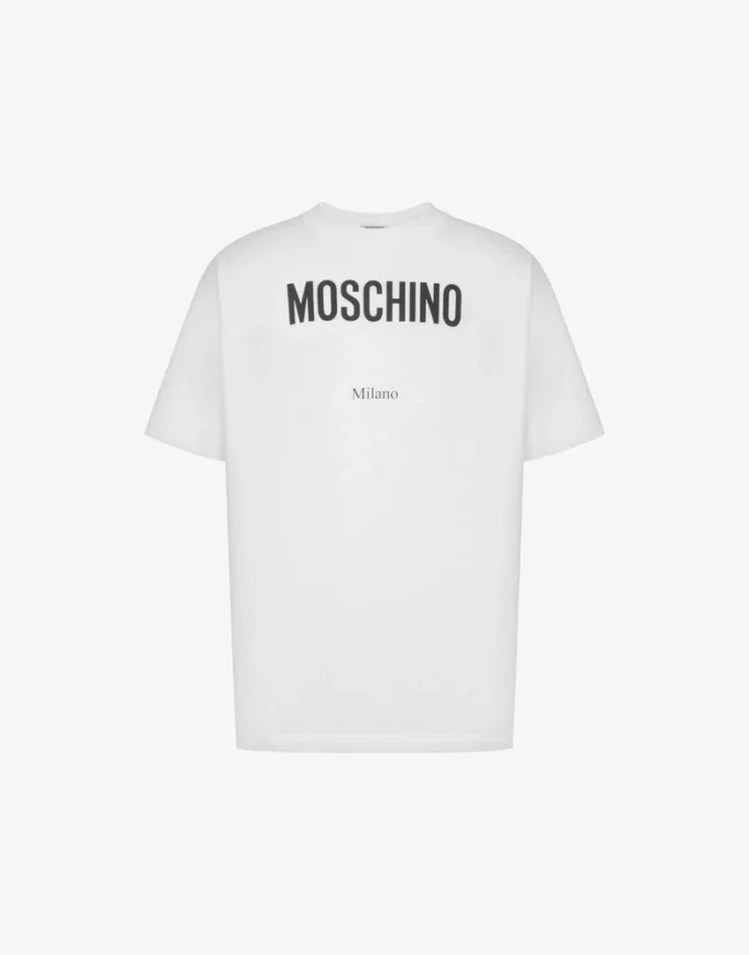 Printed organic cotton jersey T-shirt