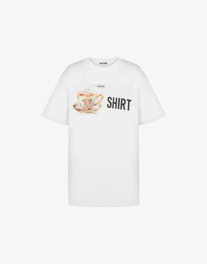 Printed organic cotton jersey T-shirt