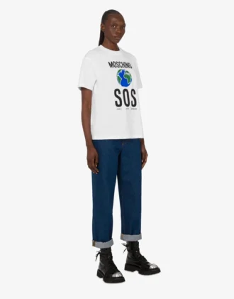 Printed organic cotton jersey T-shirt Printed organic cotton jersey T-shirt