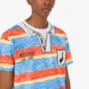 Printed organic cotton jersey T-shirt