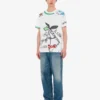 Printed organic cotton jersey T-shirt
