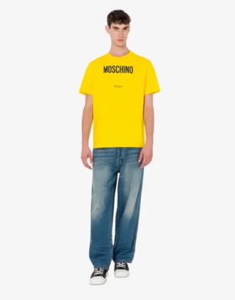 Printed organic cotton jersey T-shirt