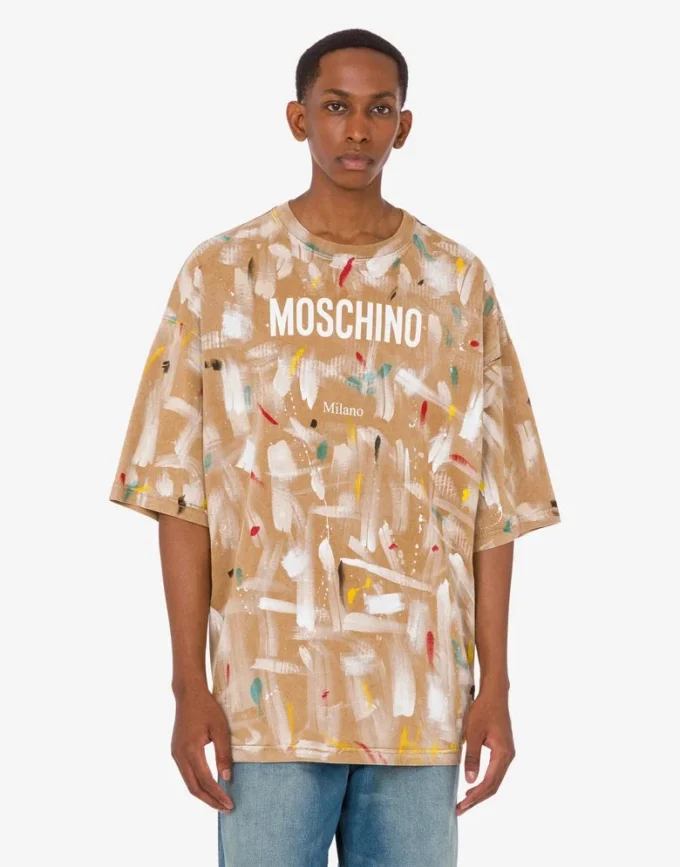 Printed organic cotton jersey T-shirt Printed organic cotton jersey T-shirt