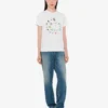 Printed organic cotton jersey T-shirt