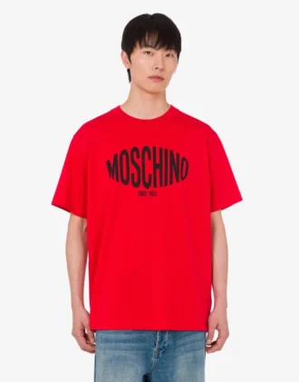 Printed organic cotton jersey T-shirt