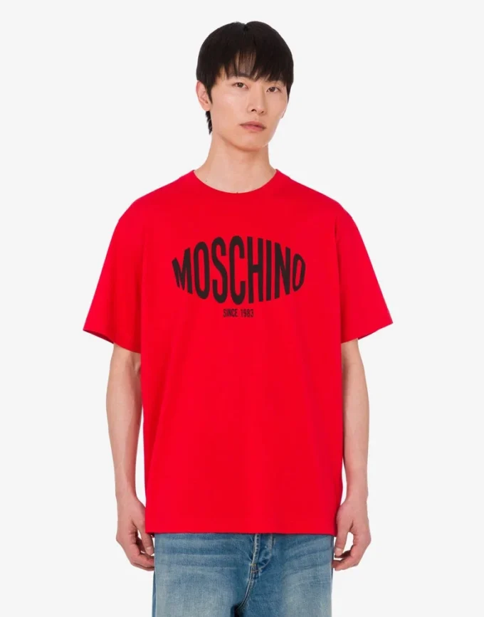 Printed organic cotton jersey T-shirt