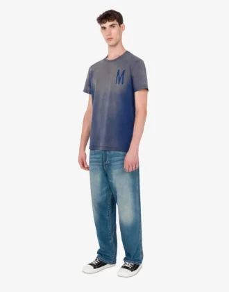 Printed organic cotton jersey T-shirt