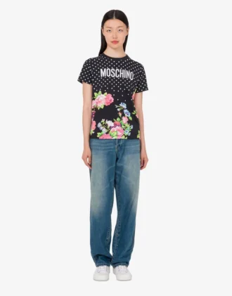Printed organic cotton jersey T-shirt Printed organic cotton jersey T-shirt