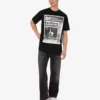 Printed organic cotton jersey T-shirt