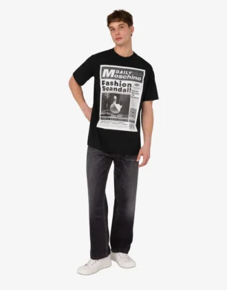 Printed organic cotton jersey T-shirt