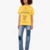 Printed organic cotton jersey T-shirt