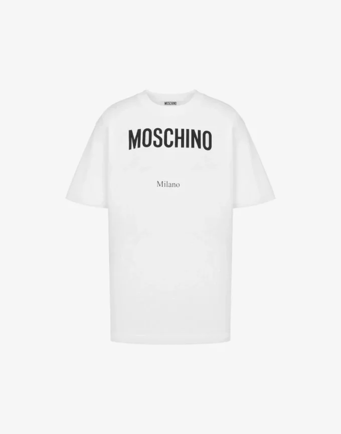 Printed organic cotton jersey T-shirt