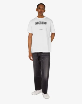 Printed organic cotton jersey T-shirt
