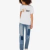 Printed organic cotton jersey T-shirt
