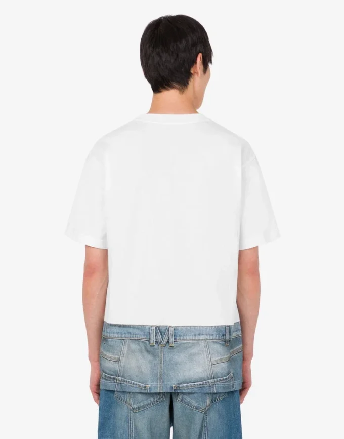 Printed organic cotton jersey T-shirt