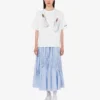 Printed organic cotton jersey T-shirt