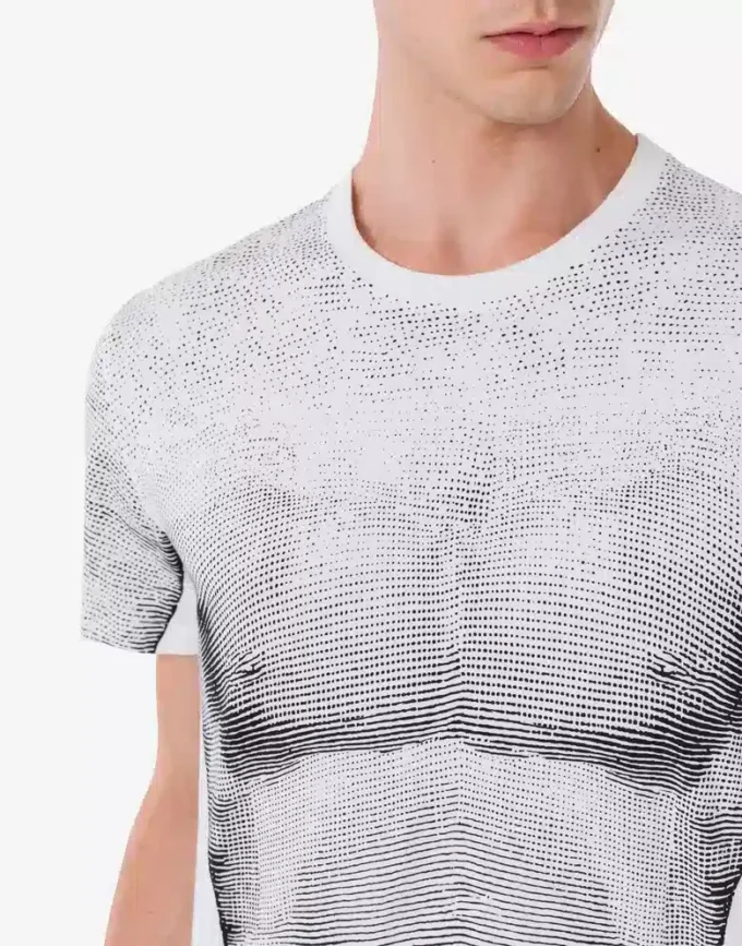 Printed organic cotton jersey T-shirt