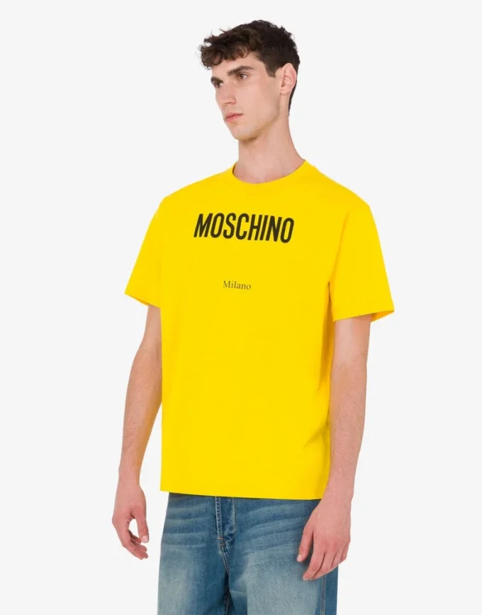 Printed organic cotton jersey T-shirt
