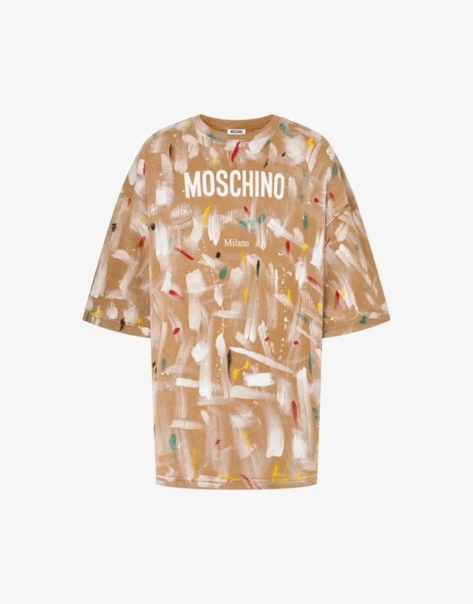 Printed organic cotton jersey T-shirt Printed organic cotton jersey T-shirt