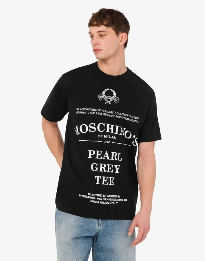 Printed organic cotton jersey T-shirt