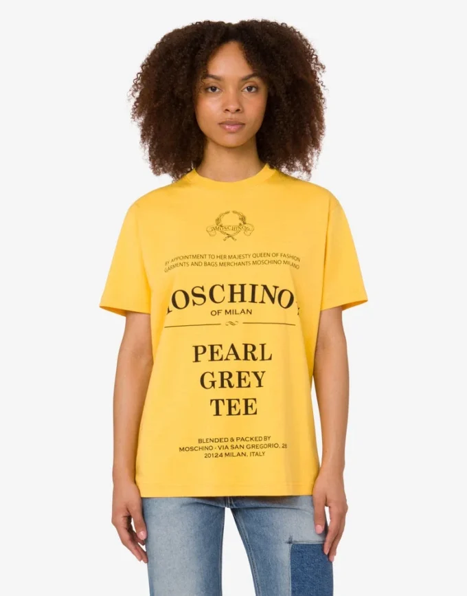Printed organic cotton jersey T-shirt