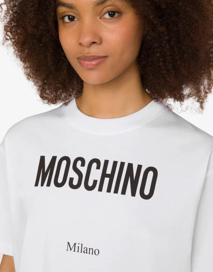 Printed organic cotton jersey T-shirt