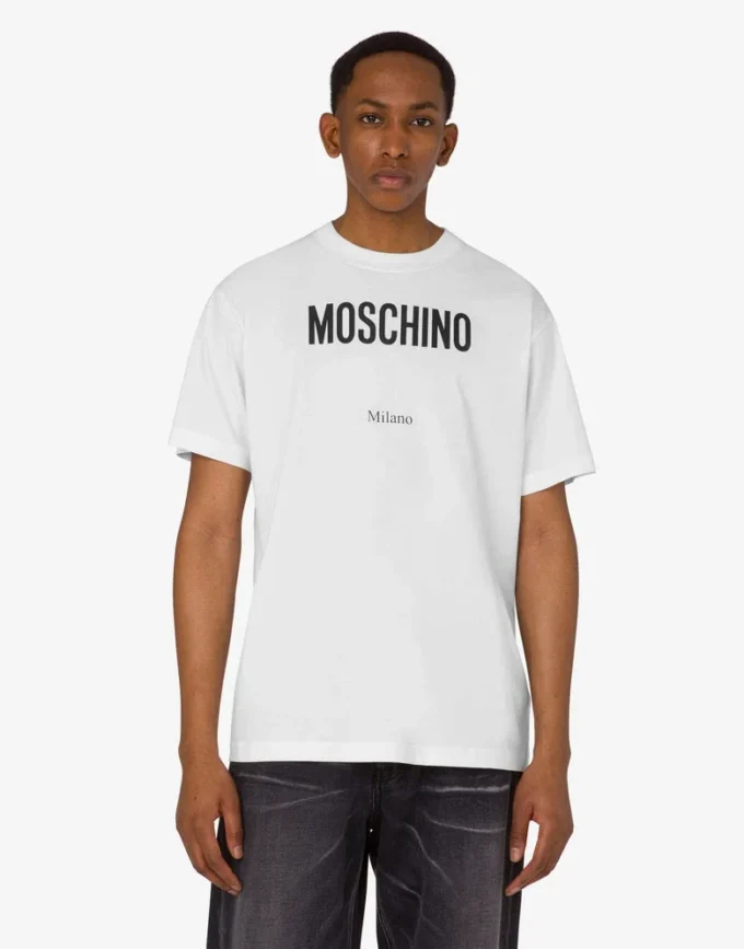 Printed organic cotton jersey T-shirt