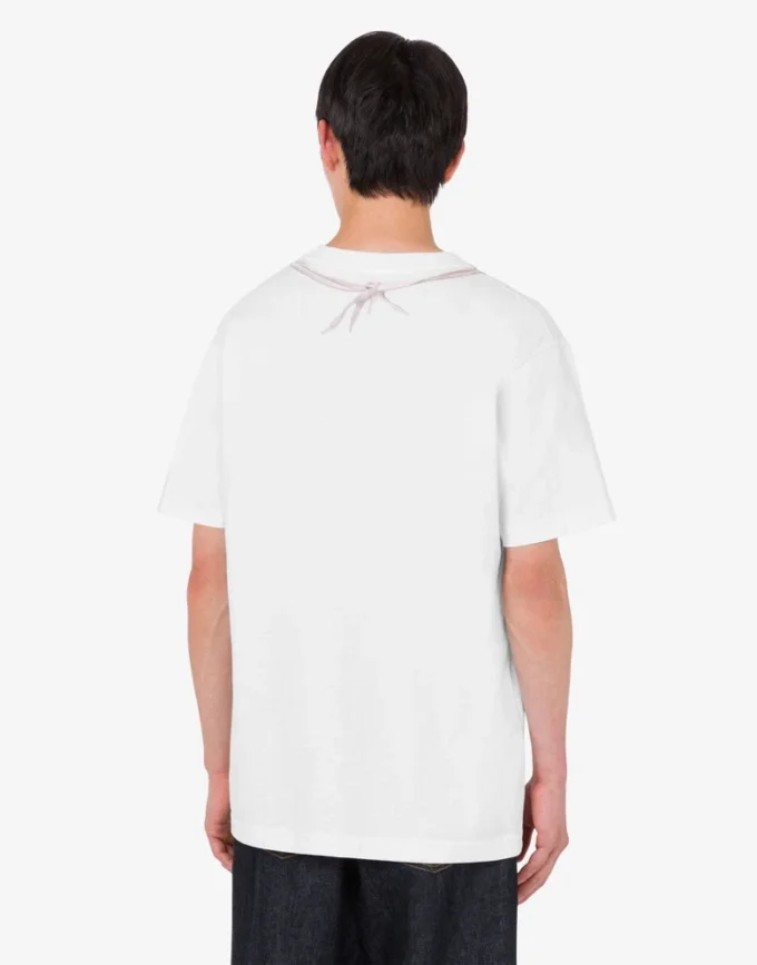 Printed organic cotton jersey T-shirt