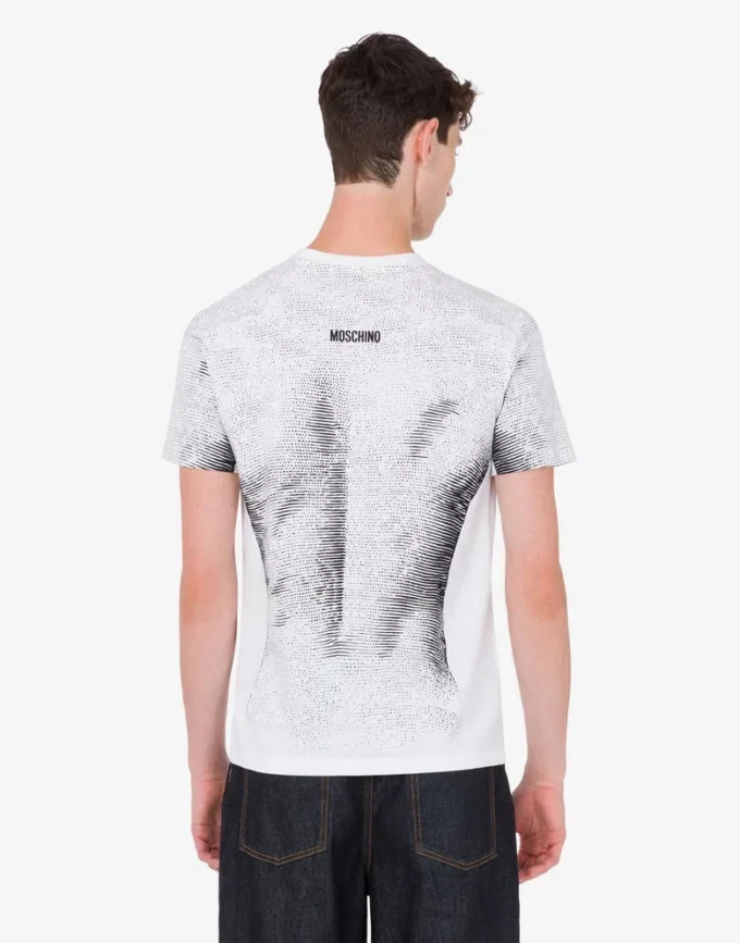Printed organic cotton jersey T-shirt