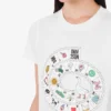Printed organic cotton jersey T-shirt