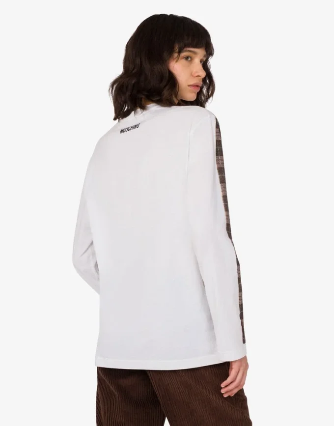 Printed organic cotton jersey T-shirt