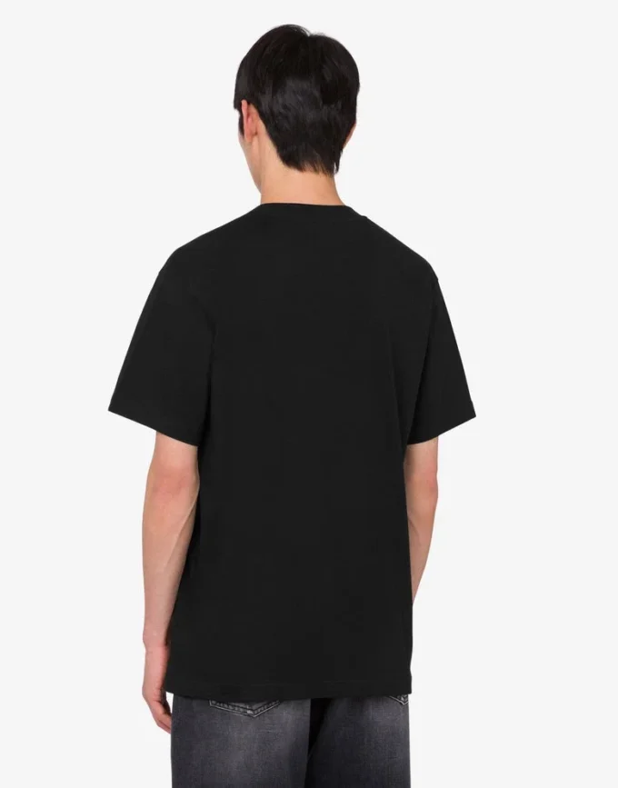 Printed organic cotton jersey T-shirt
