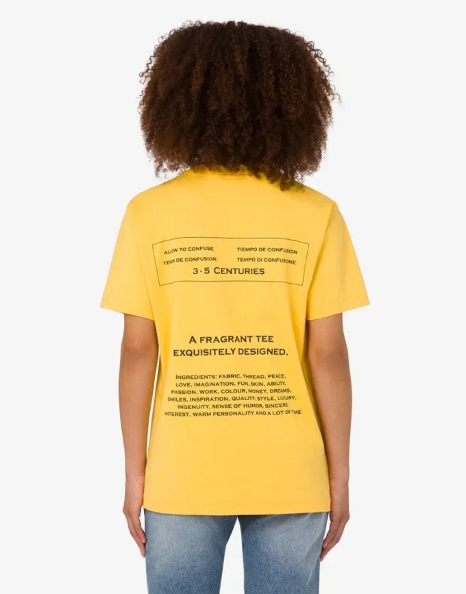Printed organic cotton jersey T-shirt