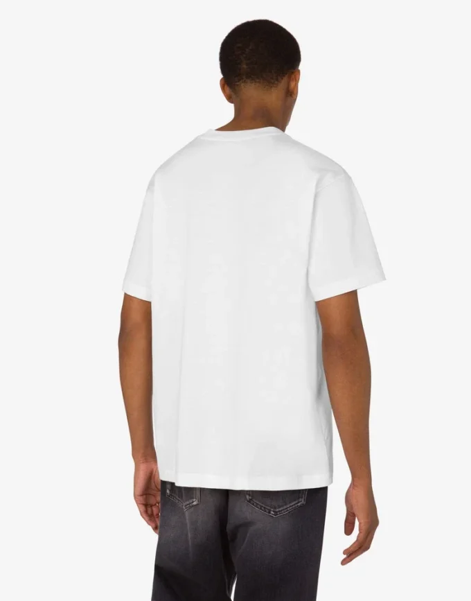 Printed organic cotton jersey T-shirt