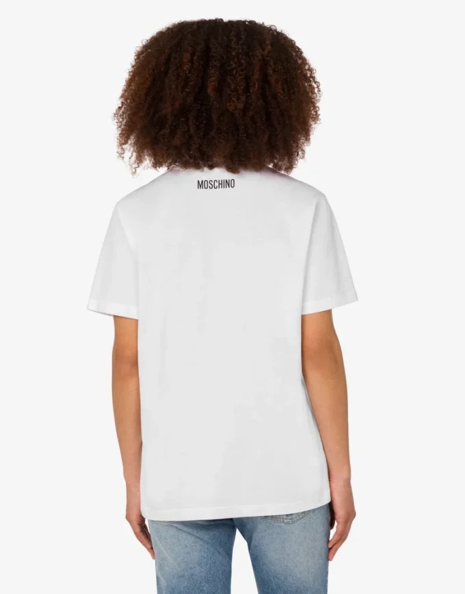 Printed organic cotton jersey T-shirt