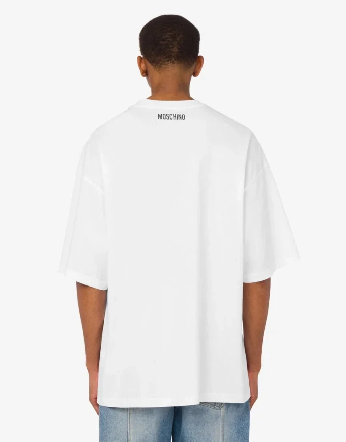 Printed organic cotton jersey T-shirt