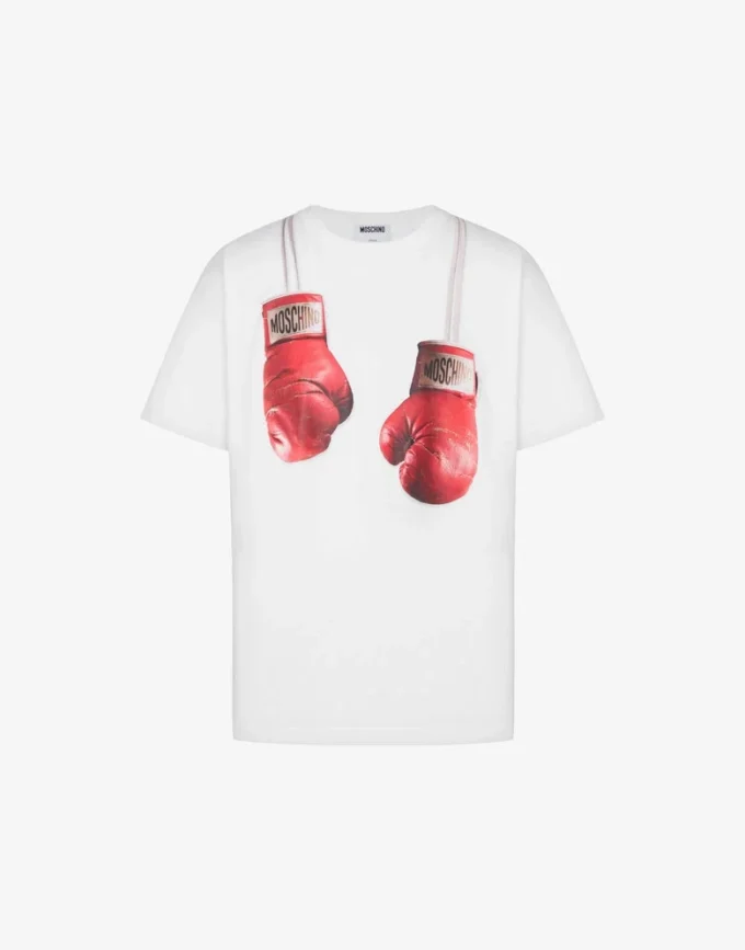 Printed organic cotton jersey T-shirt