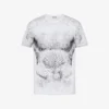 Printed organic cotton jersey T-shirt