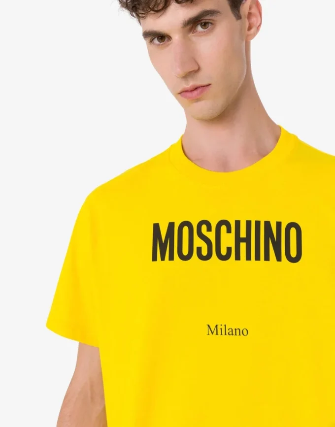 Printed organic cotton jersey T-shirt
