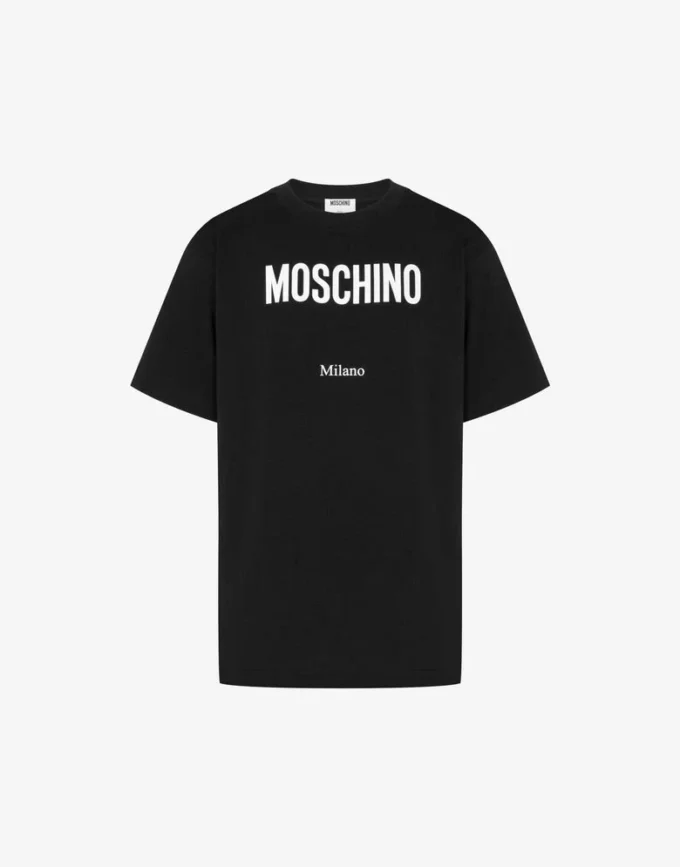 Printed organic cotton jersey T-shirt