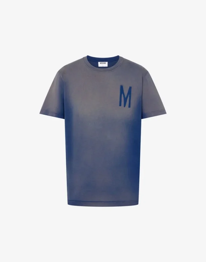 Printed organic cotton jersey T-shirt