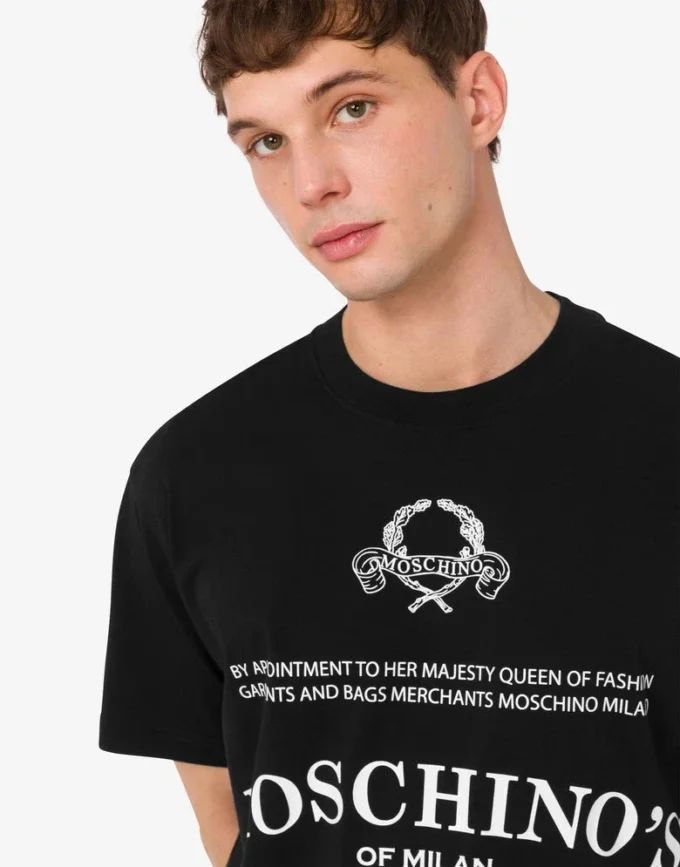 Printed organic cotton jersey T-shirt