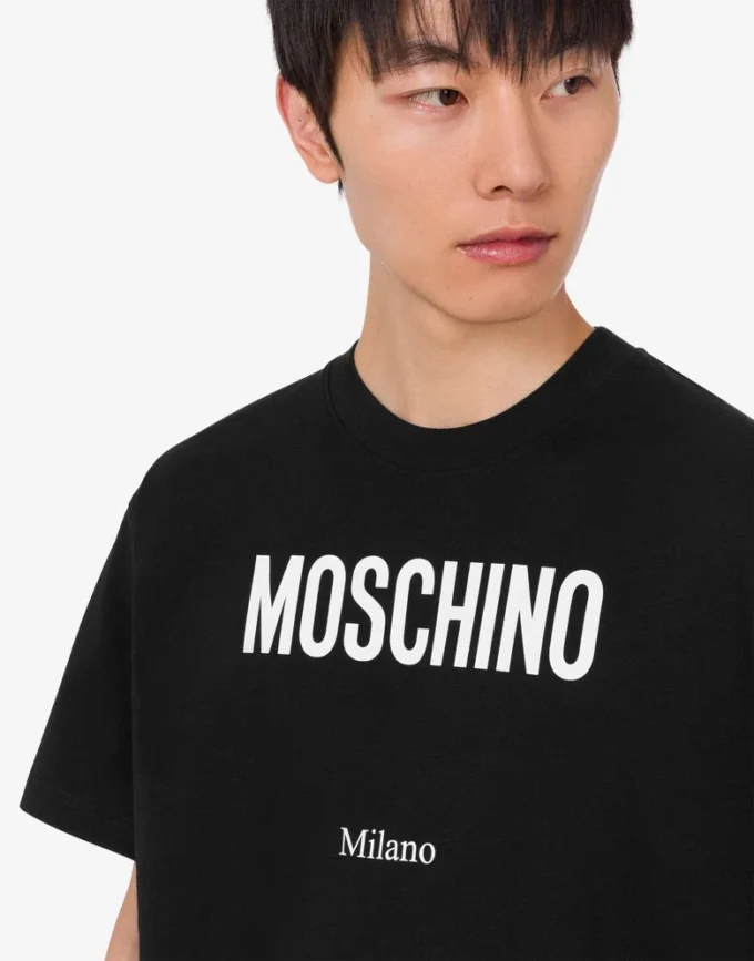 Printed organic cotton jersey T-shirt