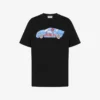 Printed organic cotton jersey T-shirt