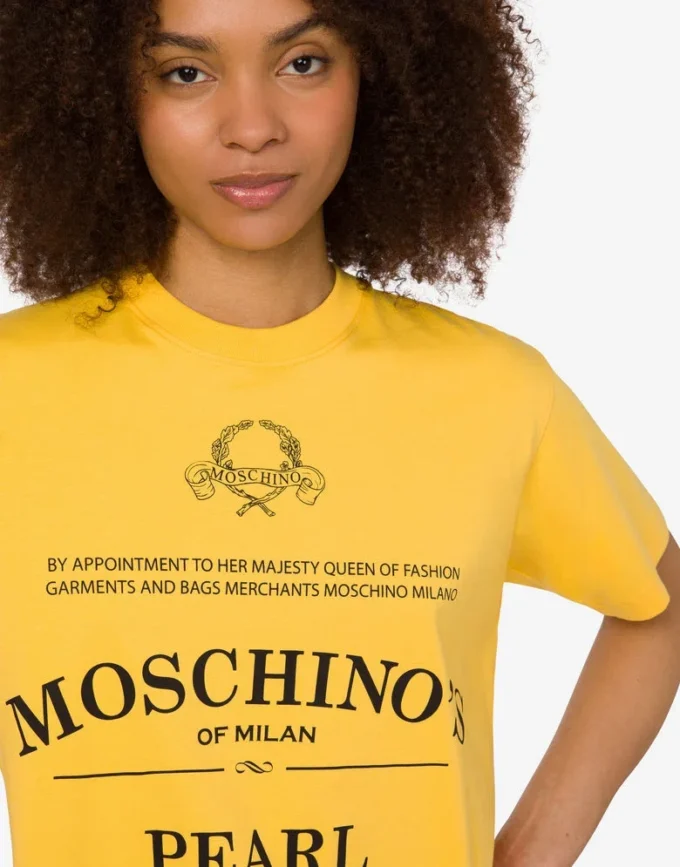 Printed organic cotton jersey T-shirt