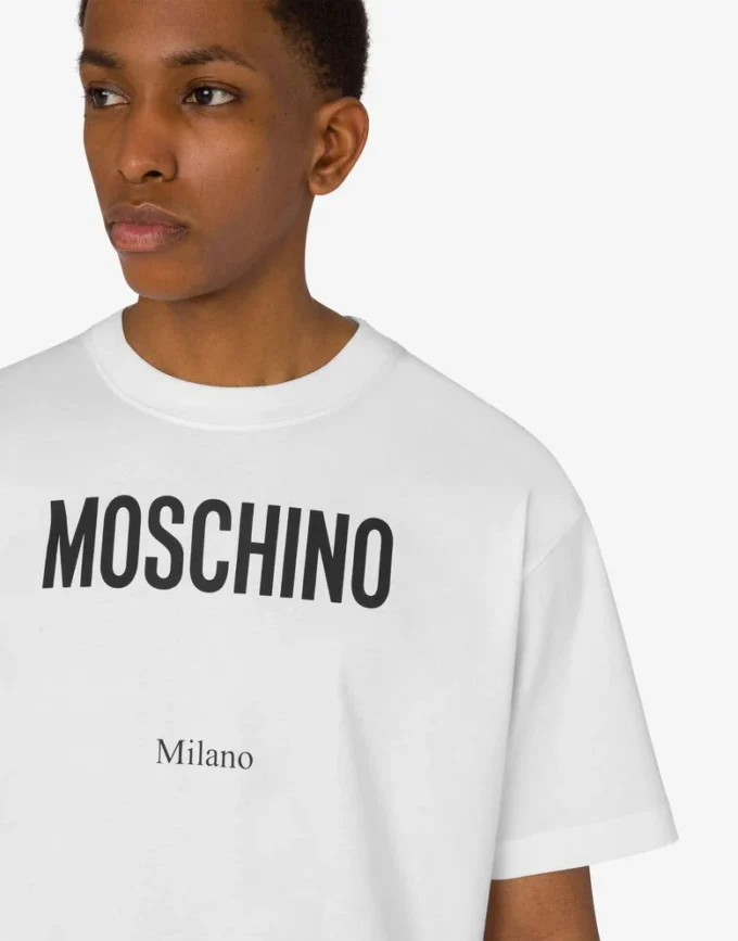 Printed organic cotton jersey T-shirt